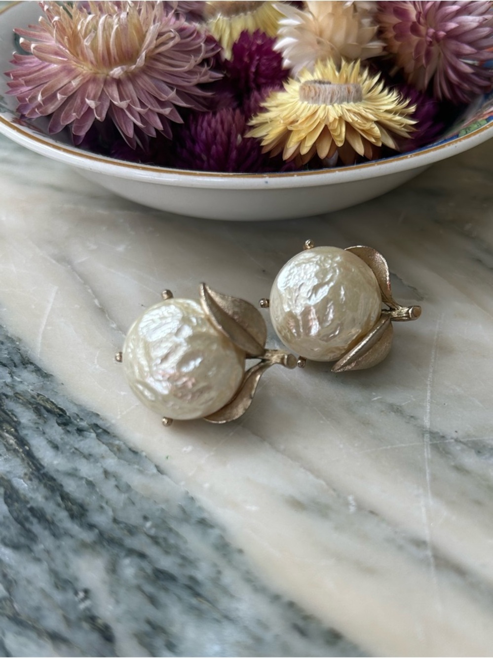 Sarah Coventry Mid Century Pearly Earrings